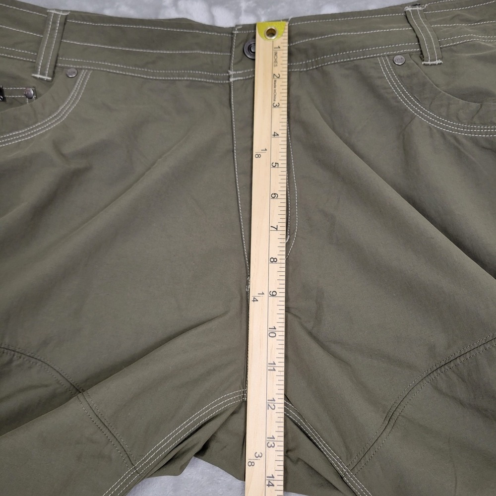 KUHL Mens Liberator Convertible Stealth Zip Off System Pants 40x33 Olive Green - Picture 10 of 13